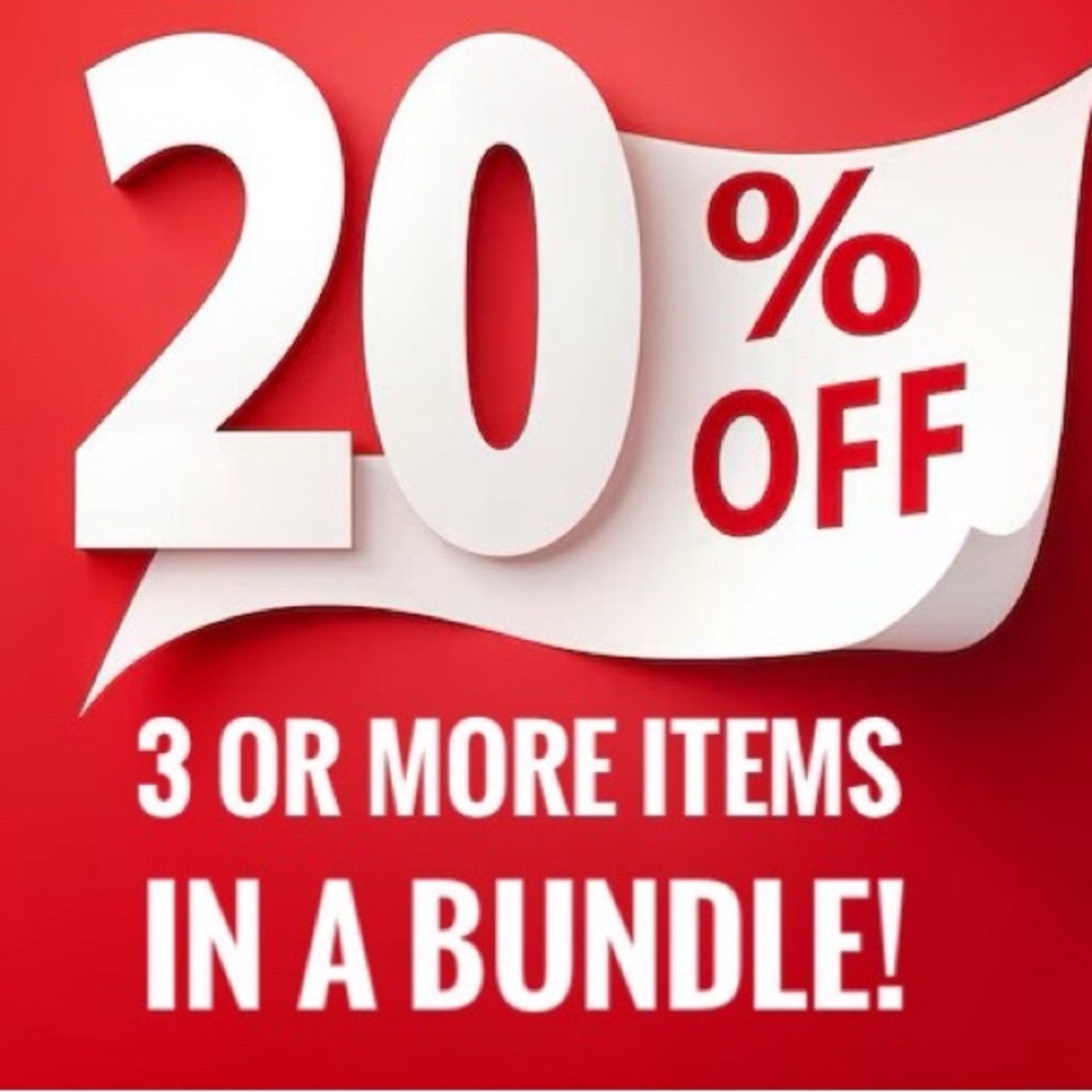3 or more items get discount!